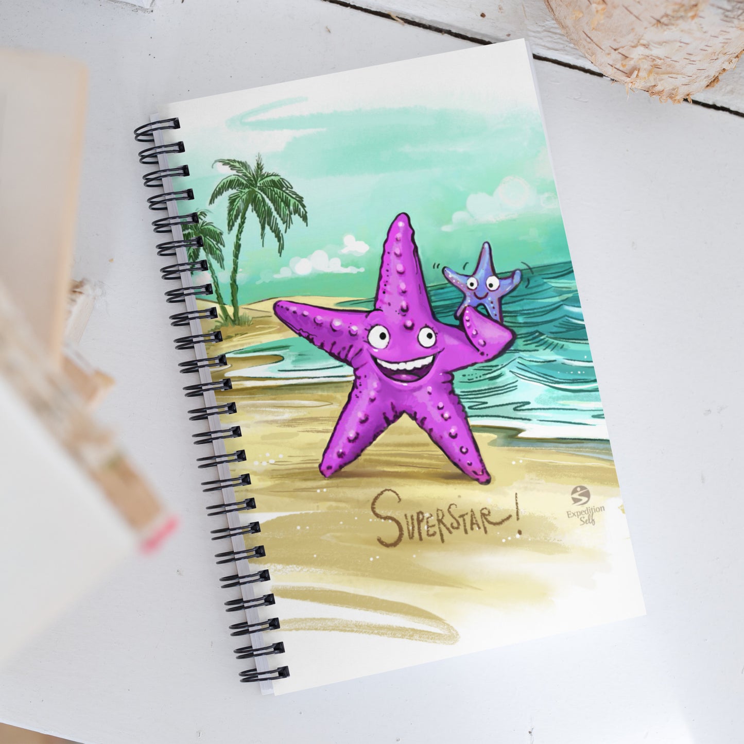 Superstar! Spiral notebook