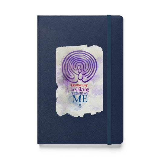 On My Way - Hardcover Bound Notebook