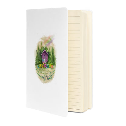'My Consciousness Lives Here, Waiting for Me to Open the Door' - hardcover bound notebook