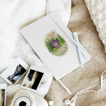 'My Consciousness Lives Here, Waiting for Me to Open the Door' - hardcover bound notebook