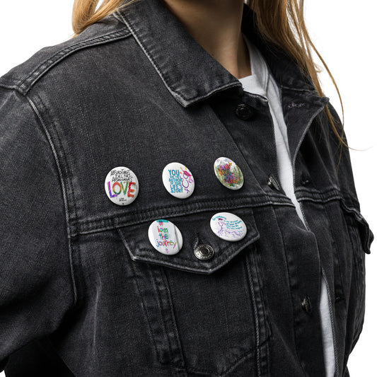 Expedition Self set of graduate pin buttons