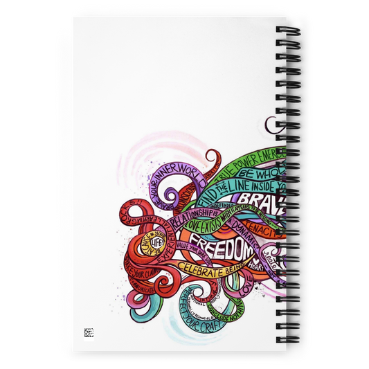 Tendrils Spiral - Notebook