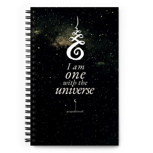 I am One with the Universe - Spiral Notebook