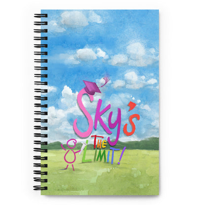 'Sky's the Limit' Spiral notebook