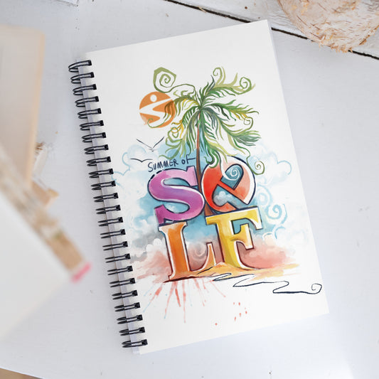 Summer of Self Spiral notebook