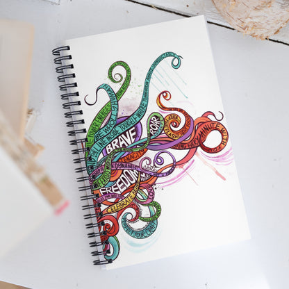 Tendrils Spiral - Notebook