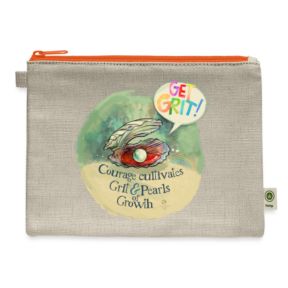 Get Grit! Carry All Pouch - natural/orange