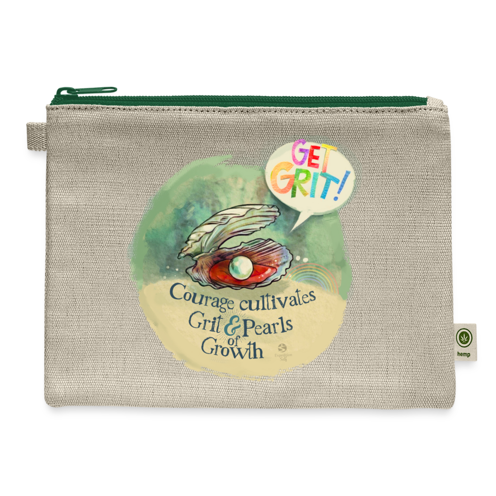 Get Grit! Carry All Pouch - natural/green