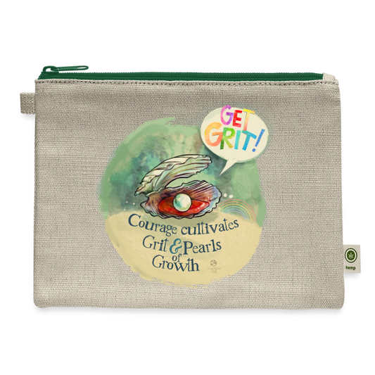Get Grit! Carry All Pouch - natural/green