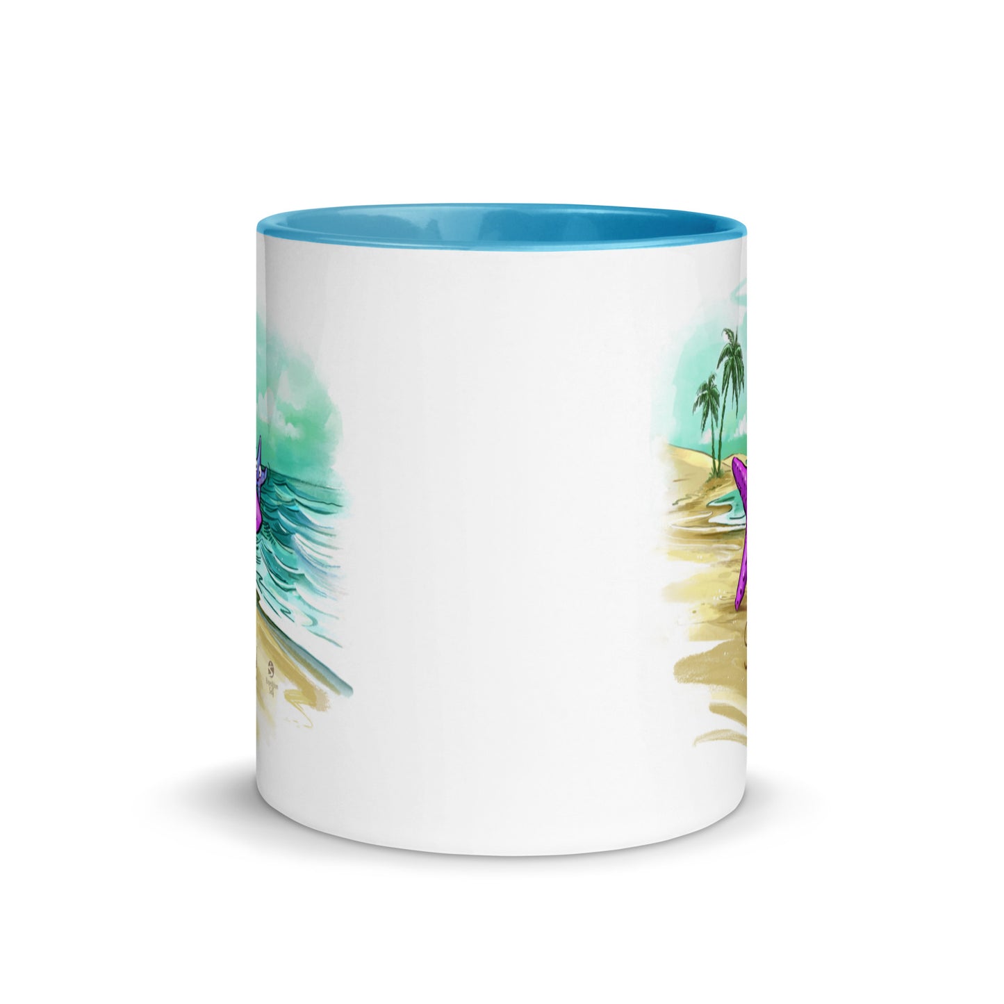 Superstar caregiver! ☆ ceramic mug with color inside
