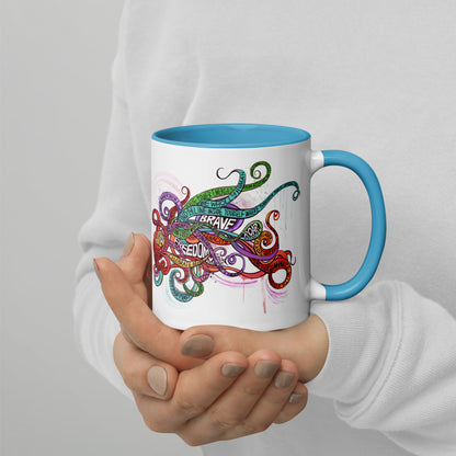 Tendrils Mug with Color Inside