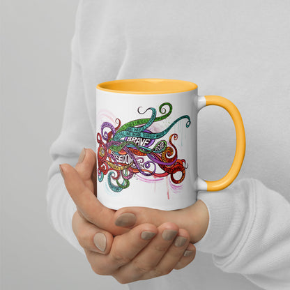 Tendrils Mug with Color Inside