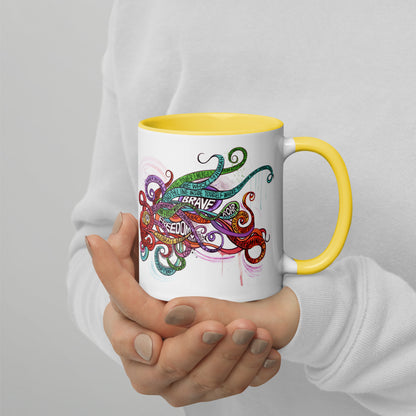 Tendrils Mug with Color Inside