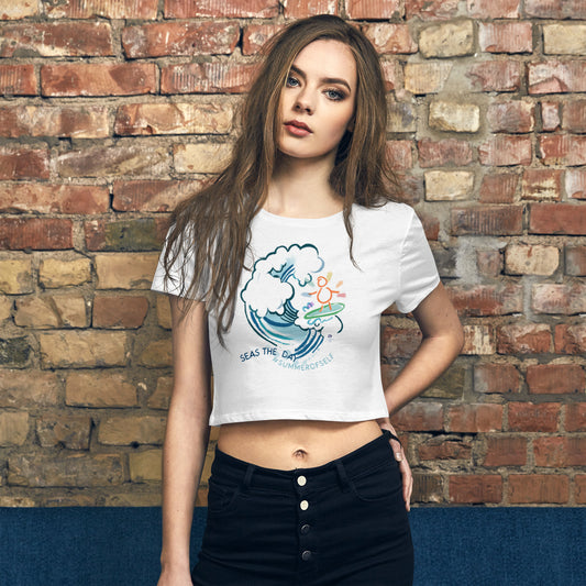Seas the Day - Women’s Cropped Tee